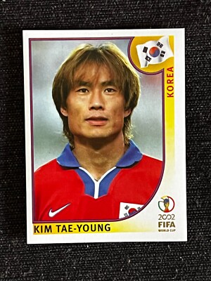 AUFKLEBER PANINI WM JAPAN KOREA 2002 KIM TAE YOUNG KOREA # 244 NEUWERTIG