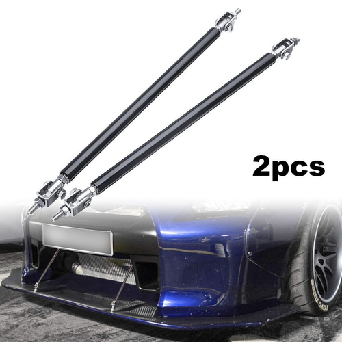 For Volkswagen Rabbit Carbon Fiber Look Red Front Lip Chin Bumper Side Skirt - Picture 21 of 24