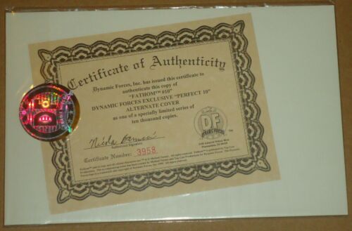 Fathom 10 Dynamic Forces Alt Cover Limited 3958 di 10000 Certificato-Sigillato - Foto 2 di 2
