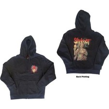 OFFICIAL LICENSED - SLIPKNOT - BURN ME AWAY ZIP HOODED SWEATSHIRT HOODIE IOWA
