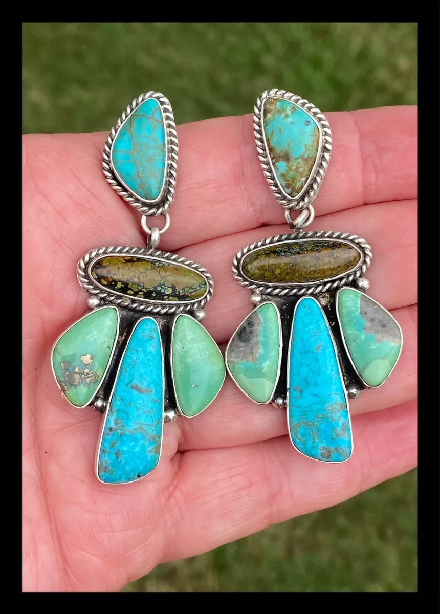 Big 2024 turquoise earrings