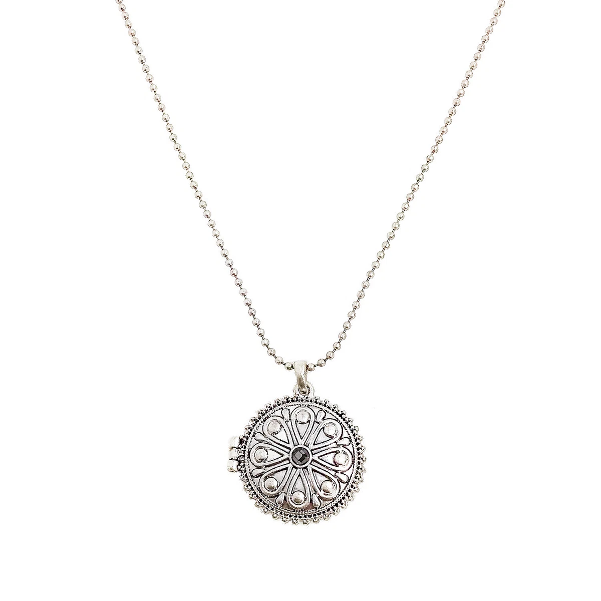 Lucky brand silver necklace sale