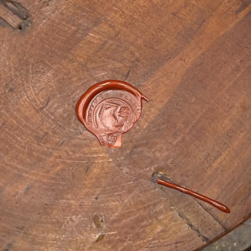 Antique Chinese Rice Bowl With Lid 19th Century Brown Wood 7" x 9" - Picture 10 of 12