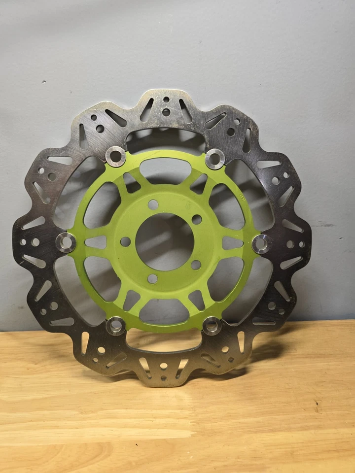 New EBC Vee Disc Front Rotor Green VR4136GRN KAWASAKI ZX600 NINJA ZX-6R 98-02 * - Image 2 of 4