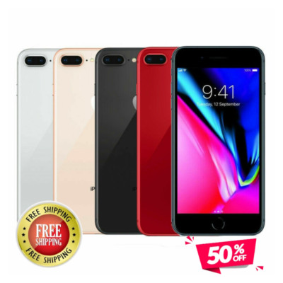 Apple iPhone 8 Plus 64GB Unlocked T-Mobile Verizon Smartphone 4G LTE All Colors