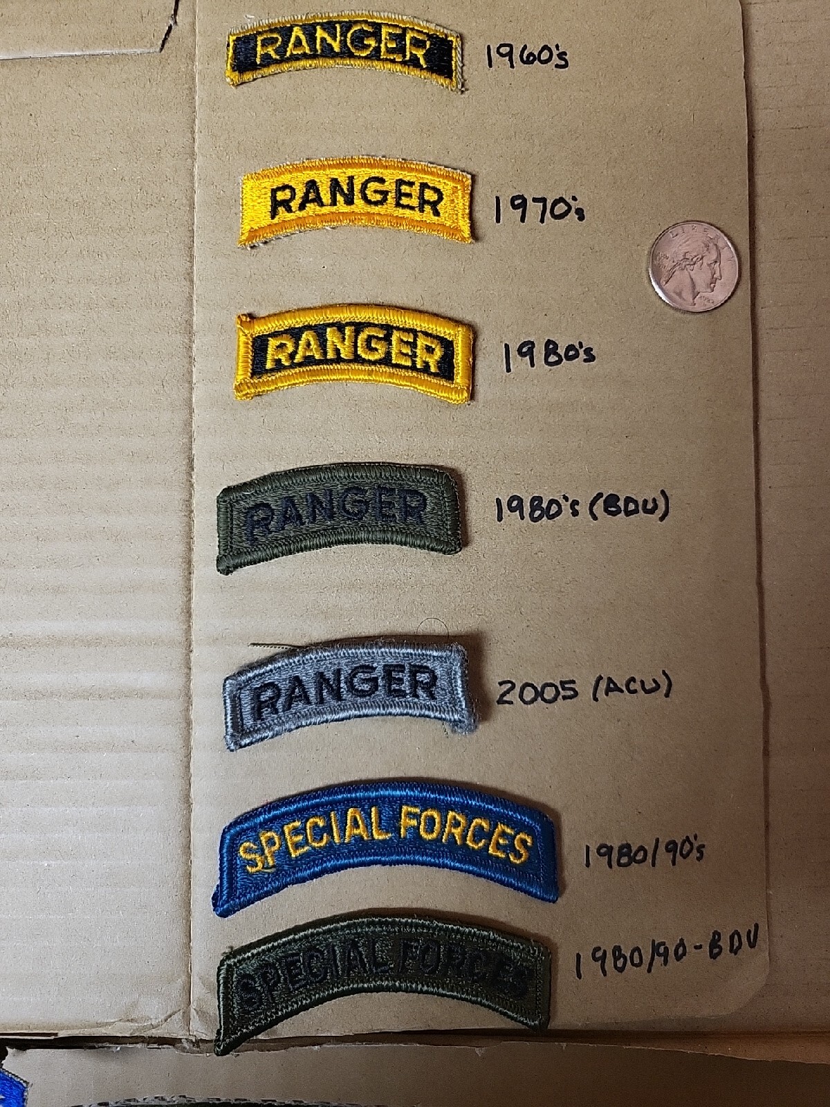 US ARMY RANGER / Special Forces Tab(s)/ All= Official Issued eBay