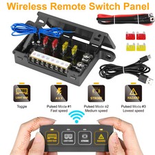 Led Light Bar Wireless 4 Gang Switch Panel Remote Strobe Circuit Control System