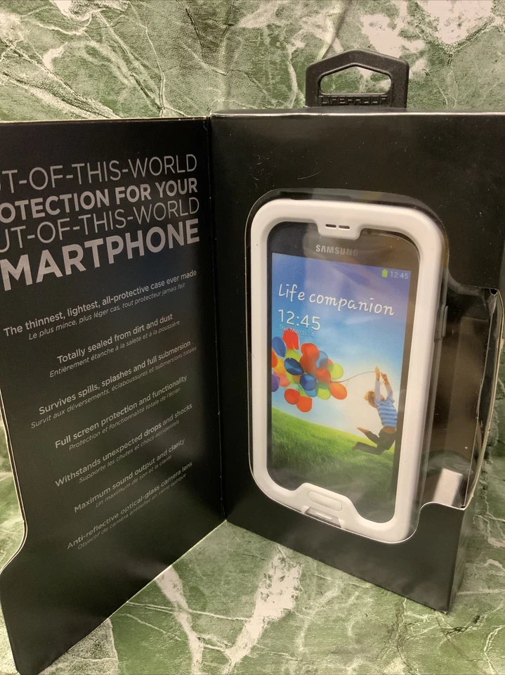 🌱 Capa Lifeproof Free série impermeável genuína para Samsung Galaxy S4 - branca - Imagem 2 de 3