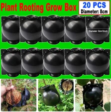 10/20Pcs 8CM High Pressure Propagation Layering Pod Balls Plant Root Craft Boxes