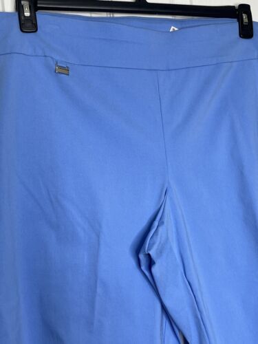 Alfani Capri Pants Womens Plus SZ 28W Periwinkle Tummy Control Pull On Stretch - Picture 2 of 11