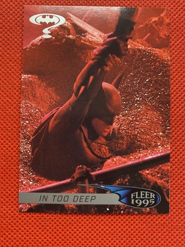 Val Kilmer 1995 Fleer Ultra Batman Forever Trading Card #93 Batman DC Comics - Picture 3 of 4