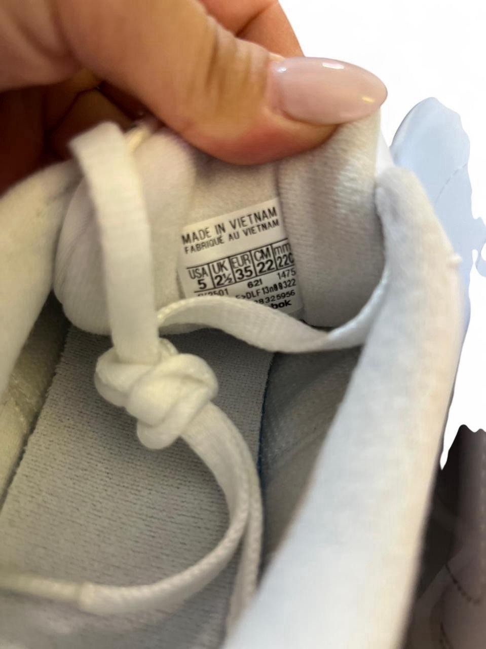 Reebok Classic Women's White Leather Low Top Sneakers Lace Up Breathable thumbnail 7