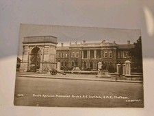 South African Memorial Arch R E Institute S.M.E Catham UK RPPC Postcard