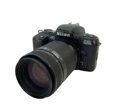 Nikon F-601 Film Camera with AF Nikkor 70-210mm f/4-5.6 Lens Japan AS IS 041A