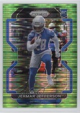 2021 Panini Prizm Rookie Neon Green Pulsar Prizm Jermar Jefferson #404 0w8