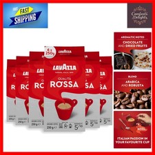 Lavazza Qualità Rossa Ground Coffee 6 x 250g: Aromatic Chocolate & Fruit Notes 34.66 per kilo