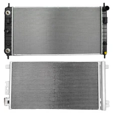 Radiator & AC Condenser Cooling Kit For 2008-2012 Chevrolet Malibu 2.4L