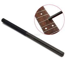 Guitar Fret Crowning Dressing File 3 Size Edges Luthier Tool Rubber Carbon Steel