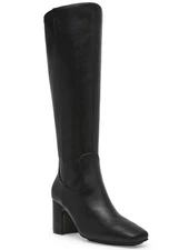 Anne KleinWomen's Toronto Square Toe Knee High Dress Boots 8,5 M Black