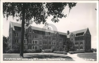 Murphree Hall University of Florida Gainesville FL 2 RPPC Photo Postcard COPY