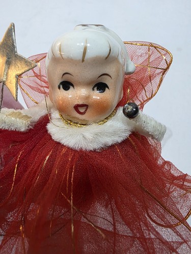 Vintage Holt Howard Christmas Angel Collectible Holiday Ornament Angel - Picture 2 of 8