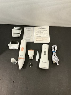 GOOAD Pet Grooming Clippers Kit Waterproof Dog/Cat Trimmer Nail Grinder USB Set