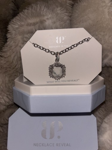 The Hem of Twilight’ OG Bomb Party Necklace Rhodium - Picture 2 of 3