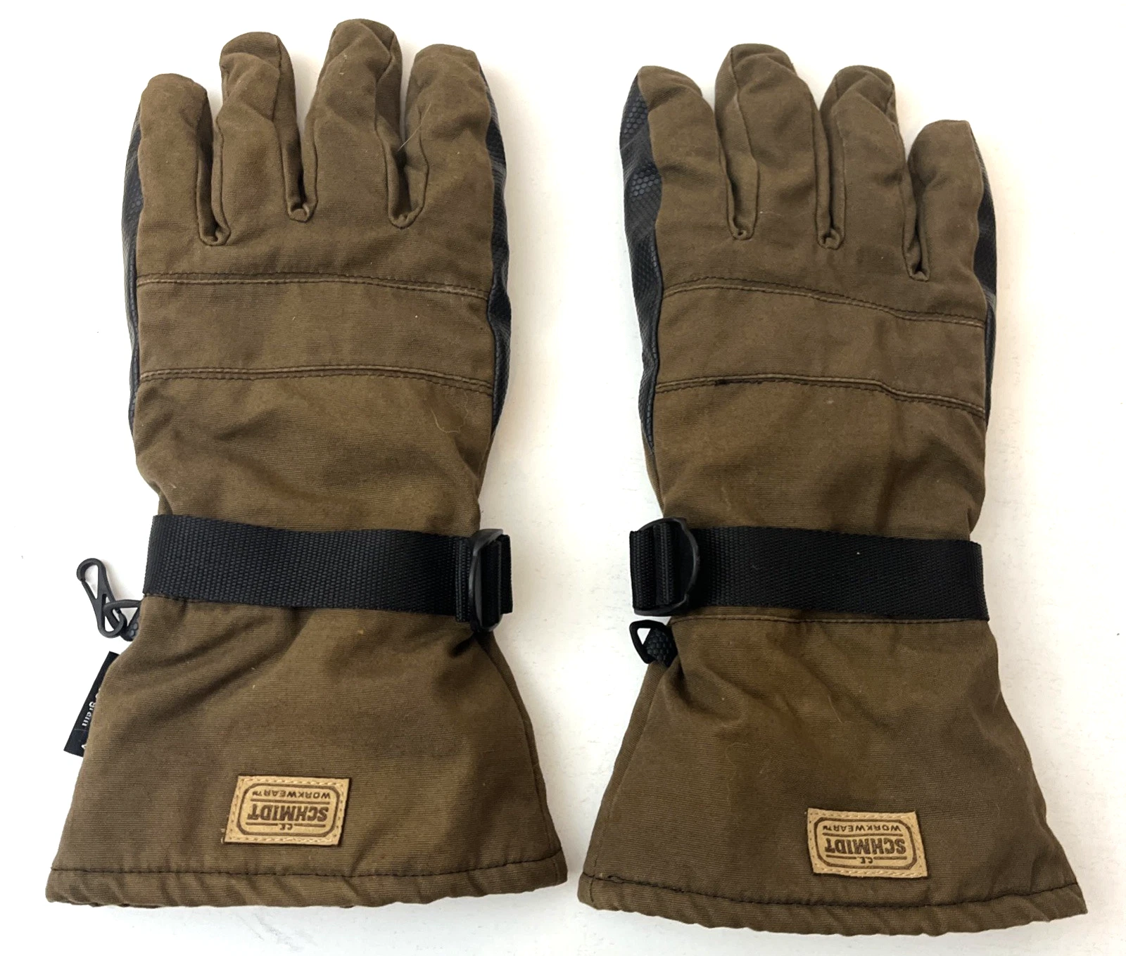 C.E. SCHMIDT Winter Workwear Insulated Work Gloves MENS Large Brown Thinsulate