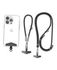 2-Pack Phone Lanyard  Crossbody Strap  Wrist Strap with 2 Metal Tabs  8mm