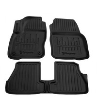 GummifußMatten FüR Ford Focus 3 2011-2018 3D Schalen Set Automatten