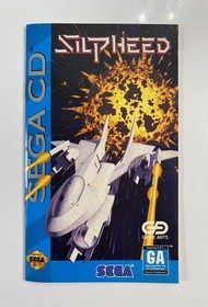 Silpheed (Sega CD, 1993) Complete CIB w/ Reg Card. Resurfaced. Tested