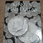 Kennedy Half Dollar 50C Coin Collection 1964-1984 Album Mixed Dates & Mints