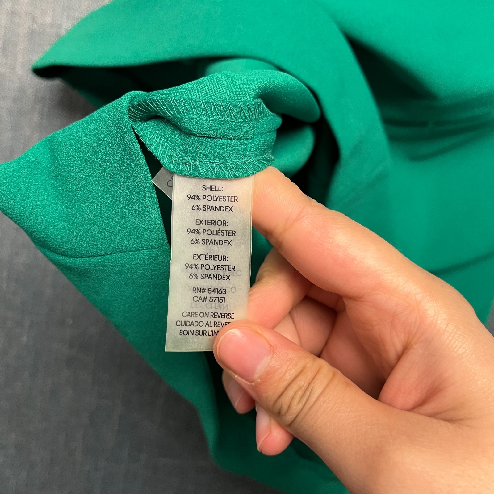 Calvin Klein Women's Shift Dress Size 12 Green Flutter Sleeve Casual Work Chic thumbnail 9