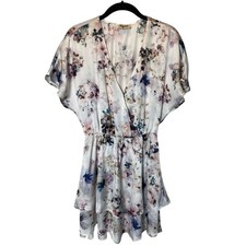 Show Me Your MuMu Women's Floral Shawna Fit and Flare Mini Dress Small Sundress