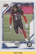 2019 Upper Deck CFL Blue Kevin Brown #192 READ r6v