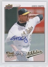 2008 Upper Deck Timeline Auto Greg Smith #117 Auto 0m0