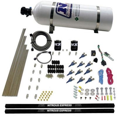 10-Zylinder Piranha Direct Port Nitrous System 250-500 PS Nitrous Express