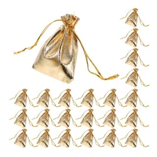 50 Pcs Small Draw String Pouch Jewelry Pouches Wedding Drawstring Bags