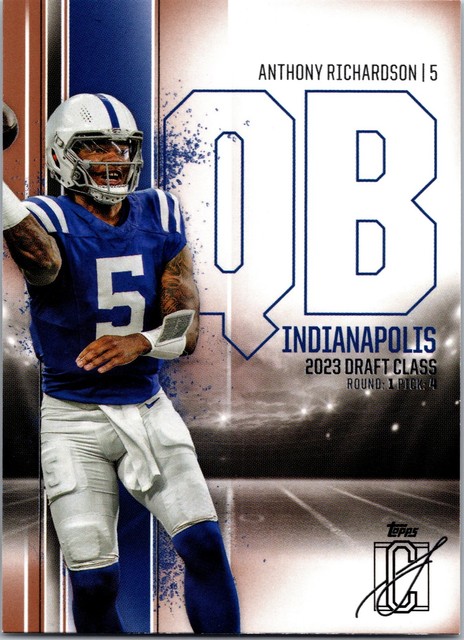 2024 Topps Signature Class #22 Anthony Richardson Bronze
