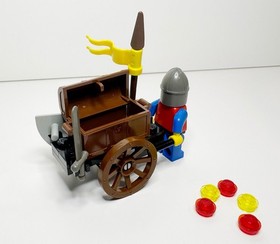 LEGO Castle Crusaders Treasure Cart (Set #1463) - 1992 Vintage, 100% Complete w/