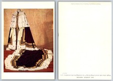 King George V Coronation Robe 1911 London Museum Royal History Postcard