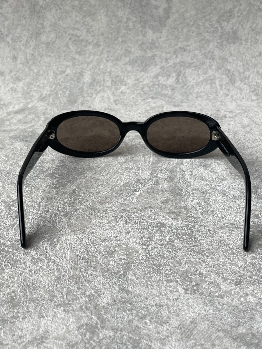90s Vintage Gucci GG 2419/S Oval Sunglasses y2k Cyber Italy Rare