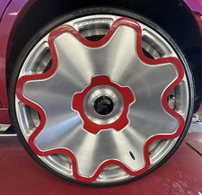 Four 26 Inch Forgiato Fiore And 4 Zenna Near New Tires