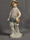 Lladro No 4.809 "Nino pescador" or Fisher Boy Retired Vintage Original Box