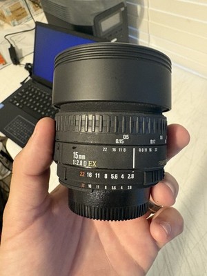 Sigma AF 15mm f/2.8 D EX Fisheye Lens for Nikon F