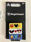 New Disney Parks Magic Keeper Magic band Slide 3 Pack Yellow White Blue Mickey