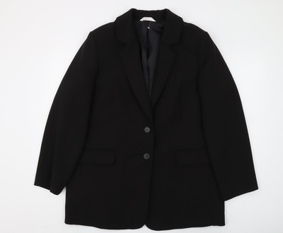 John Lewis & Partners Blazer Schwarz Herren Größe L Regular