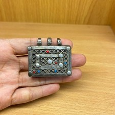 Authentic Antique Old Collectible solid Silver Pendant