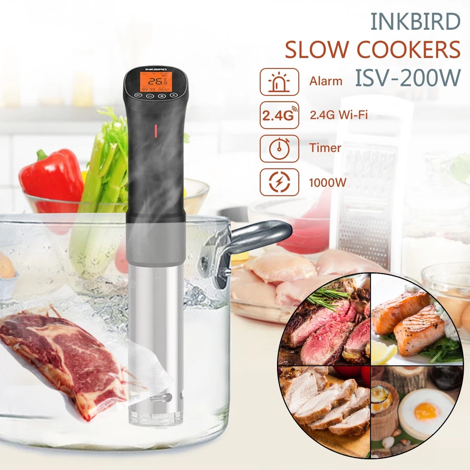Inkbird Sous Vide Machine WiFi Immersion Circulator Instant Read BBQ Thermometer - Image 2 of 4