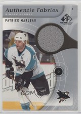 2005-06 SP Game Used Edition Authentic Fabrics Patrick Marleau #AF-PM 0c2